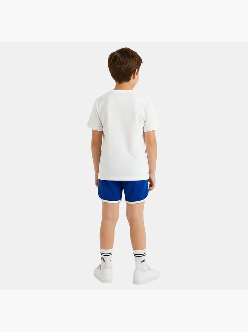 Ellesse - Conjunto de 3 piezas: camiseta, pantalón corto y calcetines Azul - Kiabi