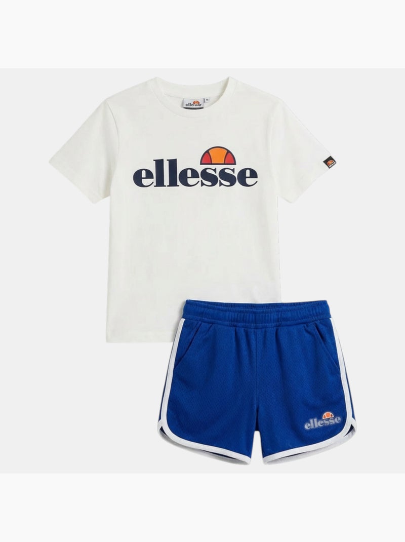 Ellesse - Conjunto de 3 piezas: camiseta, pantalón corto y calcetines Azul - Kiabi