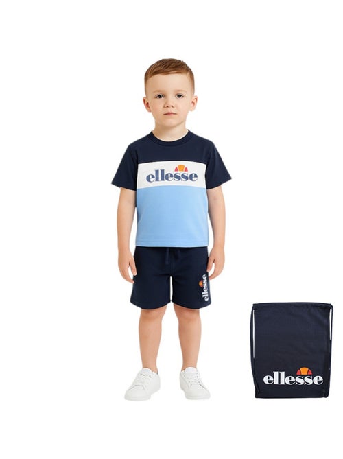 Ellesse - Conjunto de 3 piezas: camiseta, pantalón corto y mochila - Kiabi