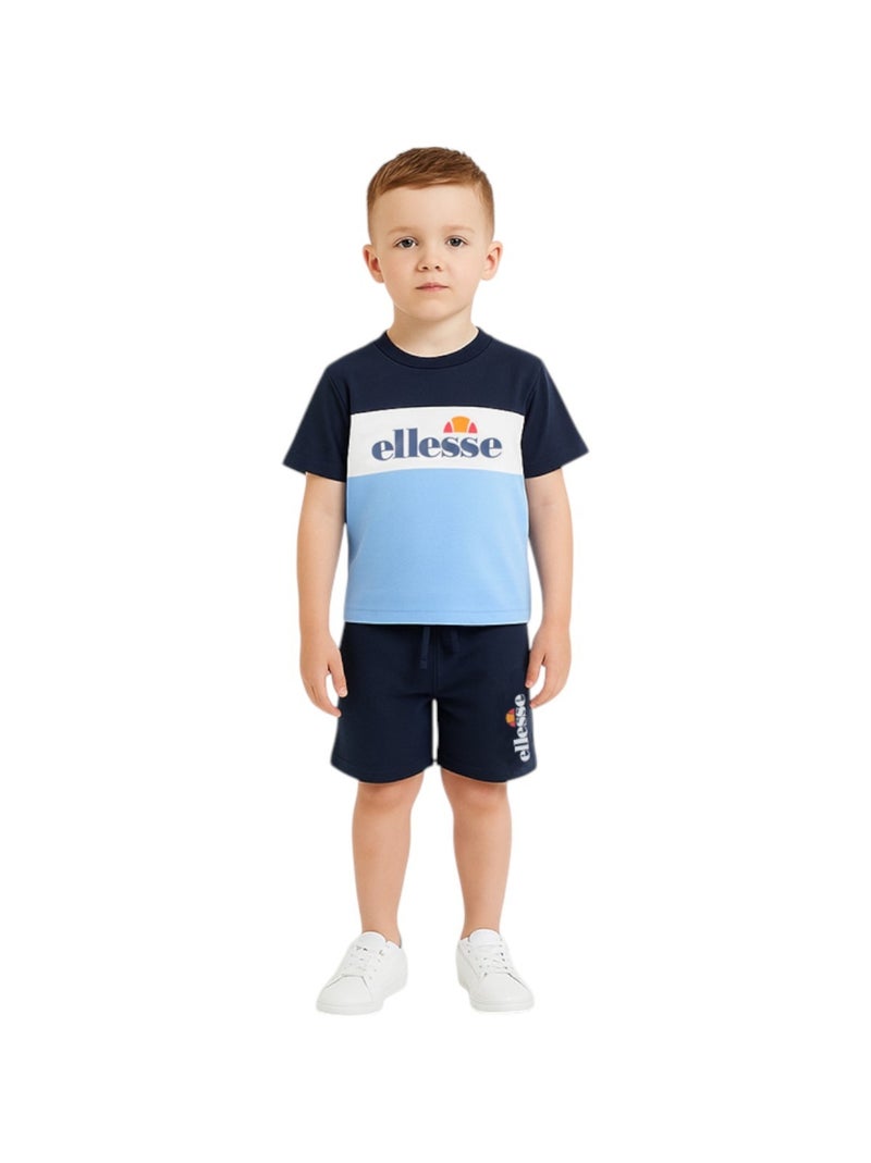 Ellesse - Conjunto de 3 piezas: camiseta, pantalón corto y mochila Azul - Kiabi