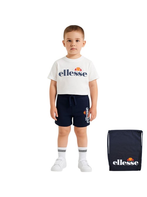 Ellesse - Conjunto de 3 piezas: camiseta, pantalón corto y mochila - Kiabi