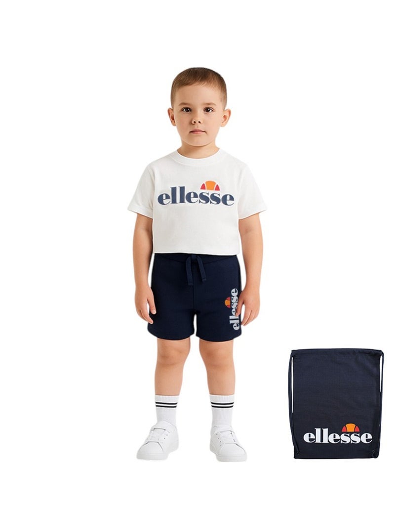 Ellesse - Conjunto de 3 piezas: camiseta, pantalón corto y mochila Azul marino - Kiabi