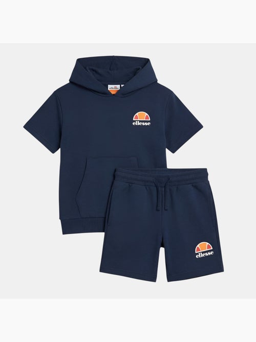 Ellesse - Conjunto de camiseta con capucha y pantalón corto niño - Kiabi Ellesse - Conjunto de camiseta con capucha y pantalón corto niño - Kiabi