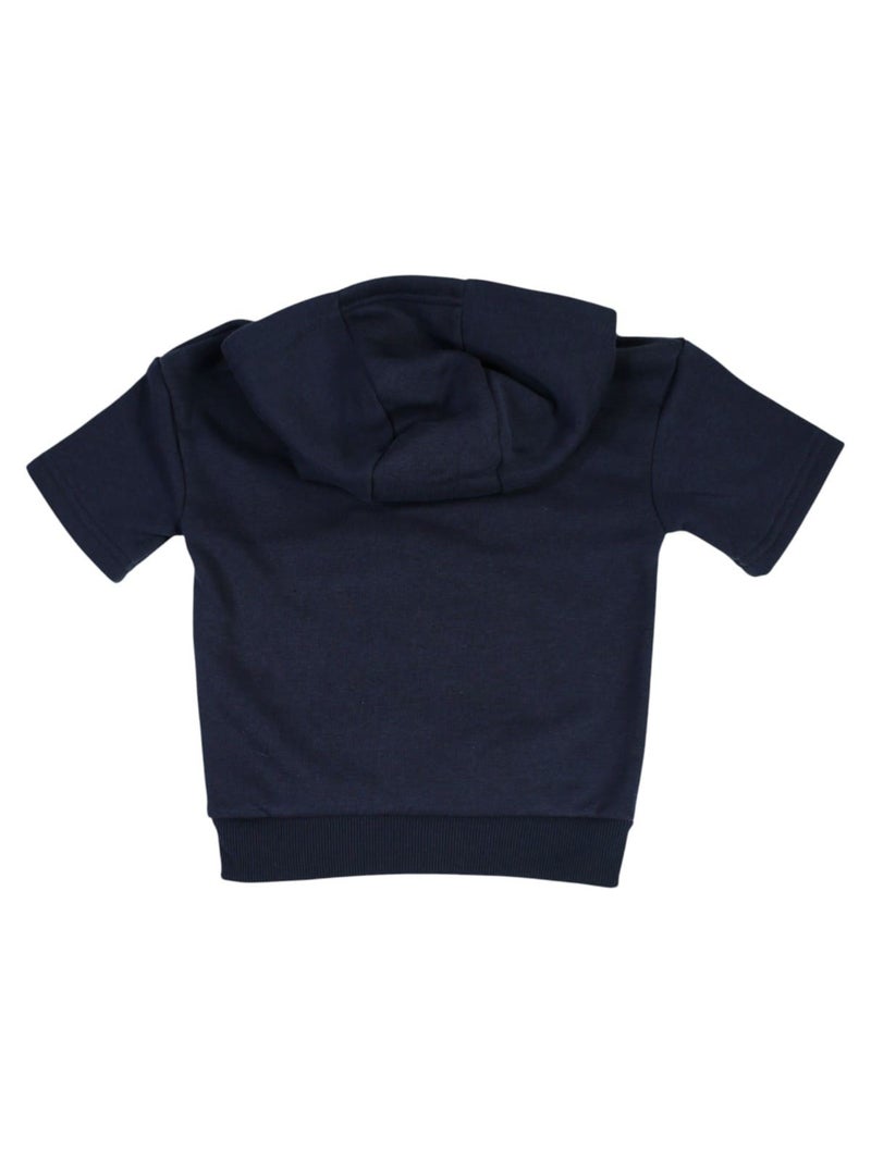 Ellesse - Conjunto de camiseta con capucha y pantalón corto niño Azul marino - Kiabi