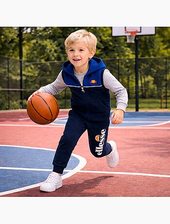 Ellesse - Conjunto de camisetas y pantalón con chaqueta acolchada