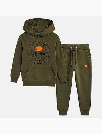 Ellesse - Conjunto de chaqueta con capucha y pantalón de jogging niño