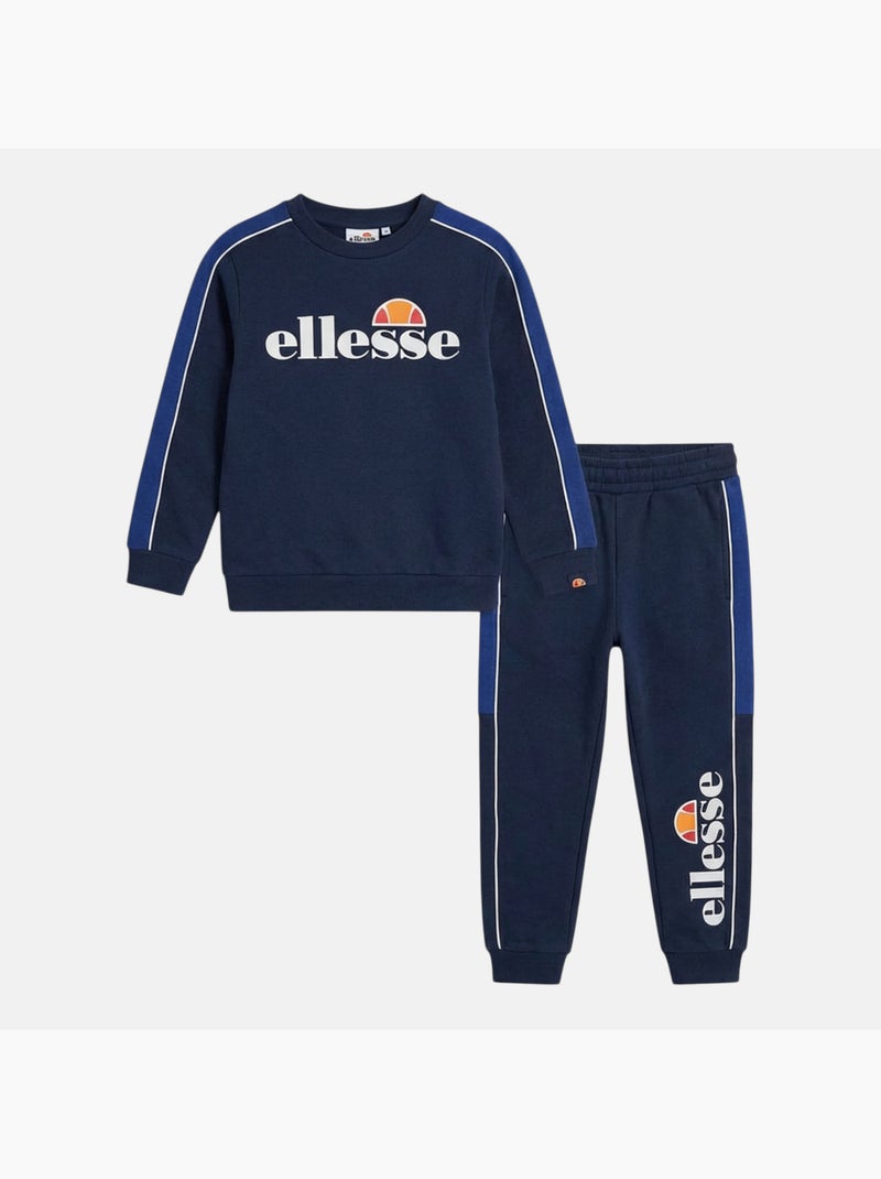 Ellesse - Conjunto de sudadera y pantalón de jogging niño Azul marino - Kiabi