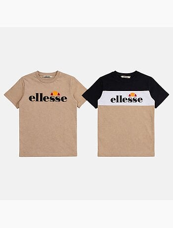 Ellesse - Conjunto infantil 3 piezas compuesto por dos camisetas y un pantal?n de ch?ndal