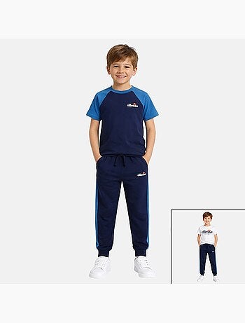 Ellesse - Conjunto infantil 3 piezas compuesto por dos camisetas y un pantalón de chándal