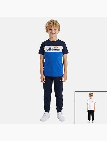 Ellesse - Conjunto infantil 3 piezas compuesto por dos camisetas y un pantalón de chándal