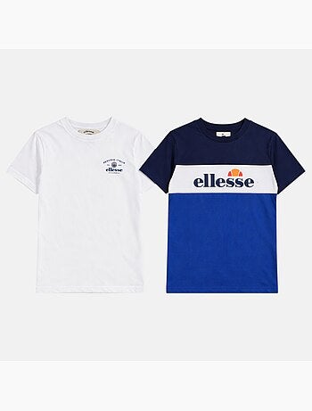Ellesse - Conjunto infantil 3 piezas compuesto por dos camisetas y un pantalón de chándal