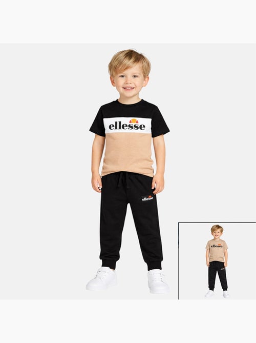 Ellesse - Conjunto infantil 3 piezas compuesto por dos camisetas y un pantalón de chándal - Kiabi