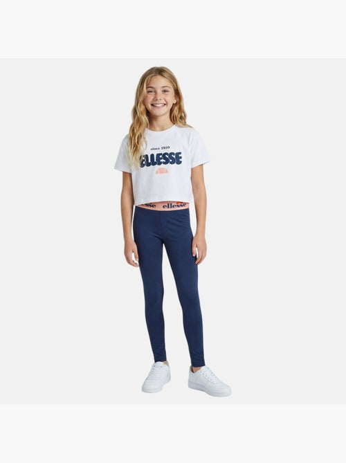Ellesse - Conjunto niña compuesto por camiseta corta sujetador deportivo y leggings - Kiabi Ellesse - Conjunto niña compuesto por camiseta corta sujetador deportivo y leggings - Kiabi