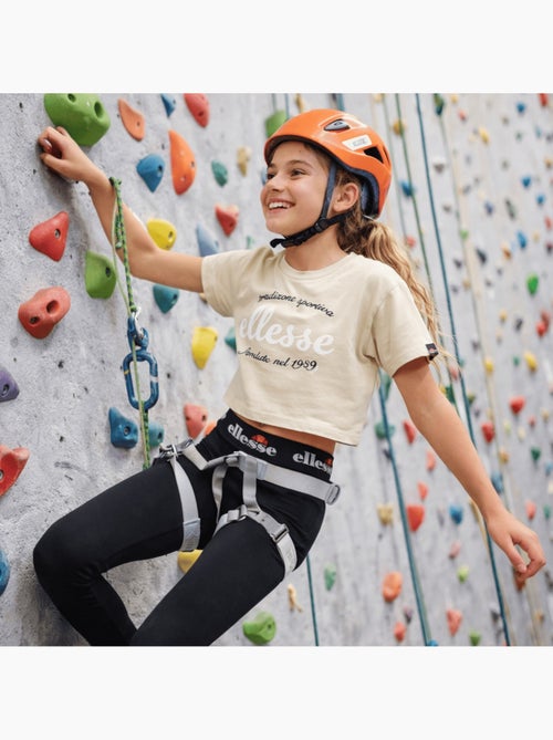 Ellesse - Conjunto niña compuesto por camiseta corta sujetador deportivo y leggings - Kiabi Ellesse - Conjunto niña compuesto por camiseta corta sujetador deportivo y leggings - Kiabi
