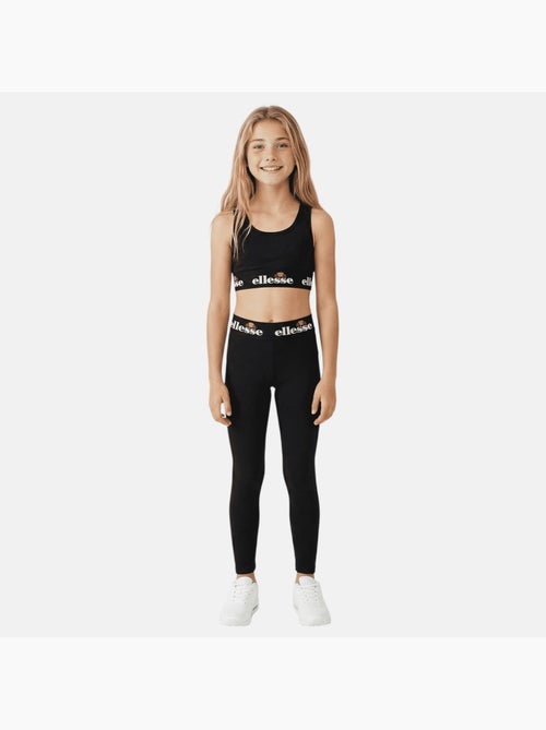 Ellesse - Conjunto niña compuesto por camiseta corta sujetador deportivo y leggings - Kiabi Ellesse - Conjunto niña compuesto por camiseta corta sujetador deportivo y leggings - Kiabi