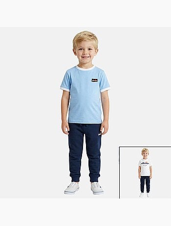 Ellesse - Conjunto niño compuesto por dos camisetas y un pantalón ideal