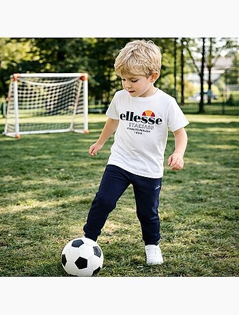 Ellesse - Conjunto niño compuesto por dos camisetas y un pantalón ideal