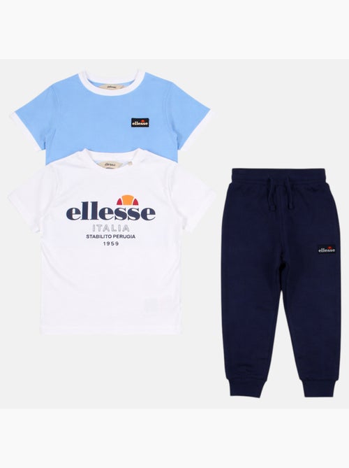 Ellesse - Conjunto niño compuesto por dos camisetas y un pantalón ideal - Kiabi