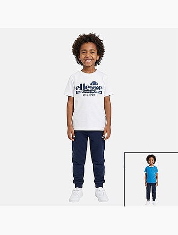 Ellesse - Conjunto niño compuesto por dos camisetas y un pantalón ideal
