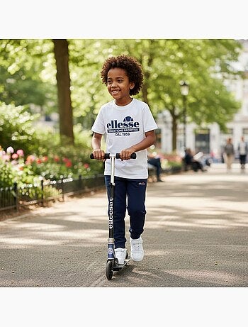 Ellesse - Conjunto niño compuesto por dos camisetas y un pantalón ideal