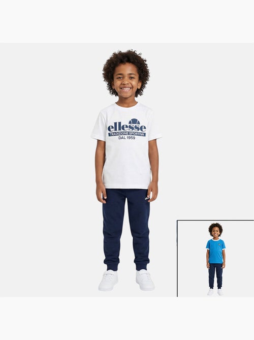 Ellesse - Conjunto niño compuesto por dos camisetas y un pantalón ideal - Kiabi