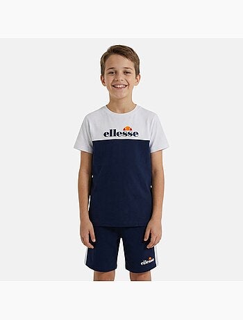 Ellesse - Conjunto niño práctico y moderno compuesto por dos camisetas y un pantalón corto