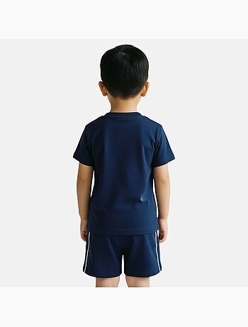 Ellesse - Conjunto niño práctico y moderno compuesto por dos camisetas y un pantalón corto