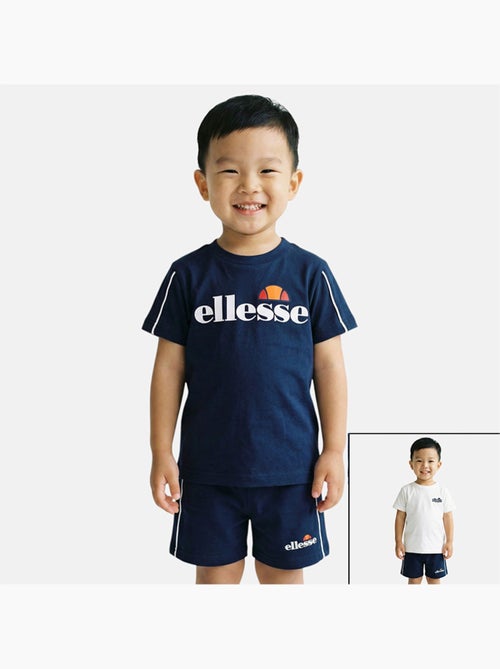 Ellesse - Conjunto niño práctico y moderno compuesto por dos camisetas y un pantalón corto - Kiabi