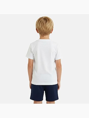 Ellesse - Conjunto niño práctico y moderno compuesto por dos camisetas y un pantalón corto