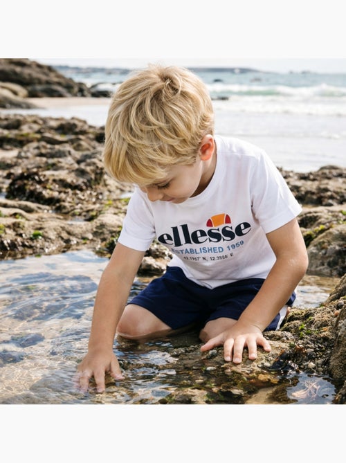 Ellesse - Conjunto niño práctico y moderno compuesto por dos camisetas y un pantalón corto - Kiabi