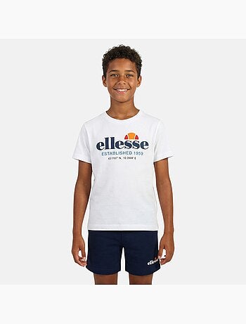 Ellesse - Conjunto niño práctico y moderno compuesto por dos camisetas y un pantalón corto