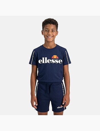 Ellesse - Conjunto niño práctico y moderno compuesto por dos camisetas y un pantalón corto