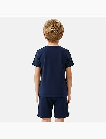 Ellesse - Conjunto niño práctico y moderno compuesto por dos camisetas y un pantalón corto