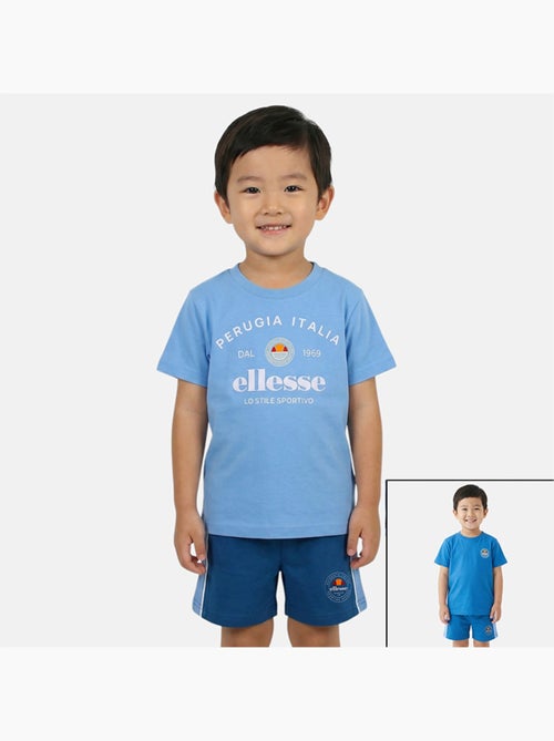 Ellesse - Conjunto niño práctico y moderno compuesto por dos camisetas y un pantalón corto - Kiabi