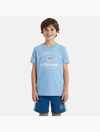 Ellesse - Conjunto niño práctico y moderno compuesto por dos camisetas y un pantalón corto