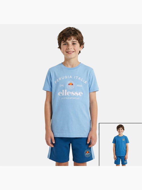 Ellesse - Conjunto niño práctico y moderno compuesto por dos camisetas y un pantalón corto - Kiabi