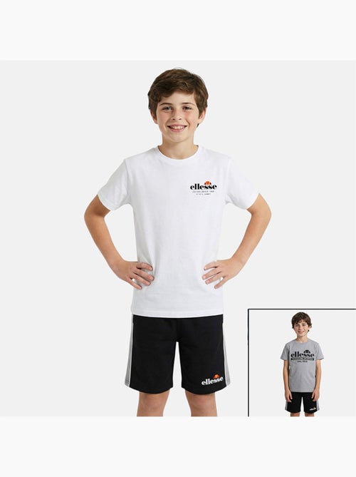 Ellesse - Conjunto niño práctico y moderno compuesto por dos camisetas y un pantalón corto - Kiabi
