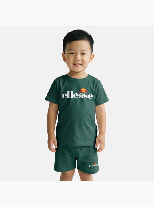 Ellesse - Conjunto niño práctico y moderno compuesto por dos camisetas y un pantalón corto - Kiabi