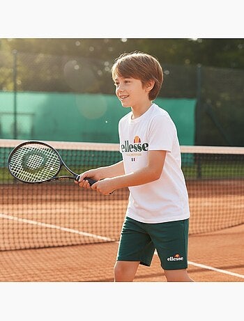 Ellesse - Conjunto niño práctico y moderno compuesto por dos camisetas y un pantalón corto