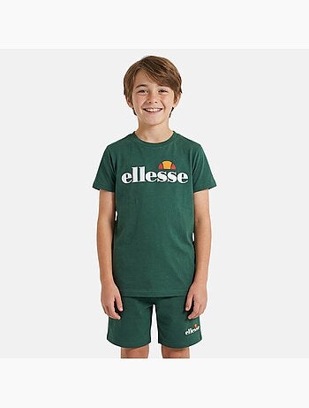 Ellesse - Conjunto niño práctico y moderno compuesto por dos camisetas y un pantalón corto