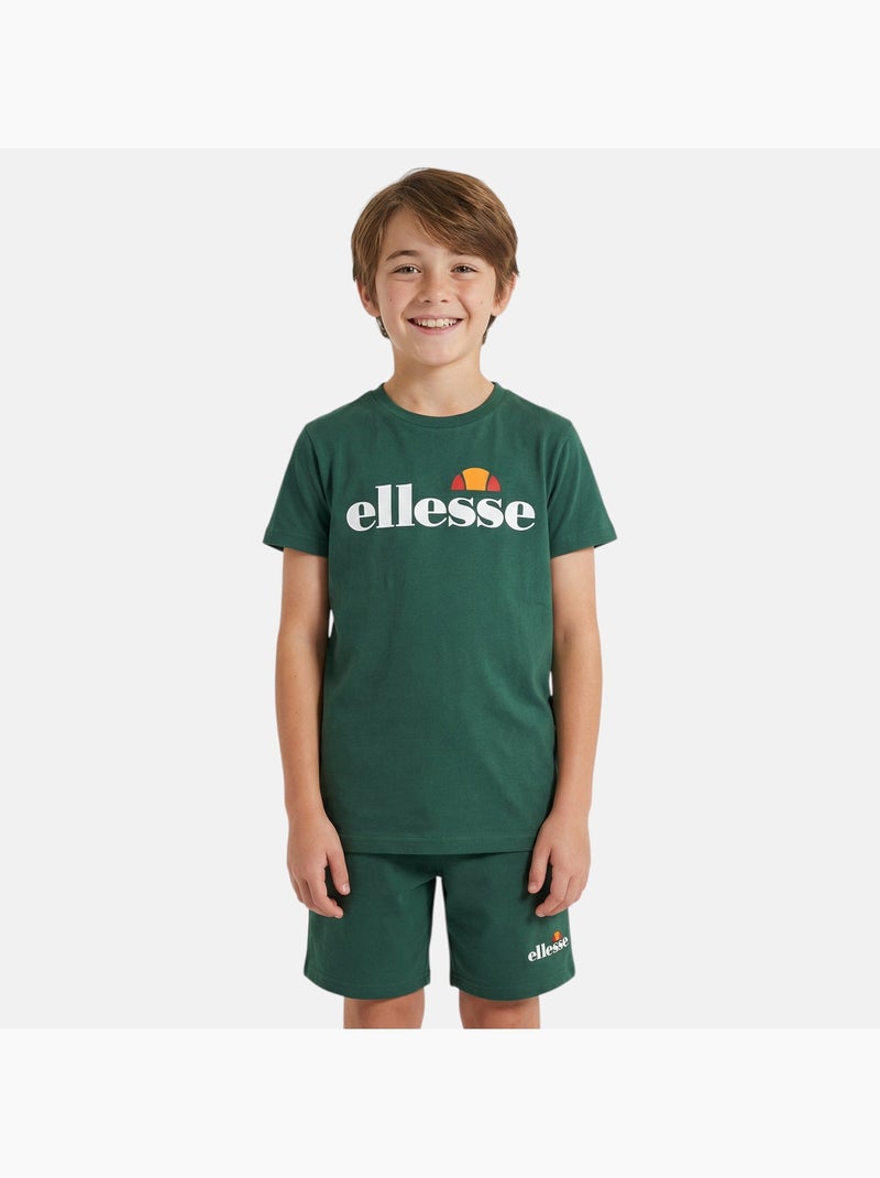 Ellesse - Conjunto niño práctico y moderno compuesto por dos camisetas y un pantalón corto Verde - Kiabi