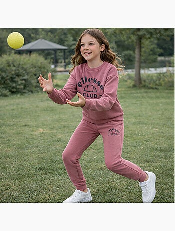 Ellesse - Conjunto sudadera y pantalón de jogging niña