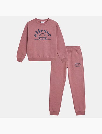Ellesse - Conjunto sudadera y pantalón de jogging niña