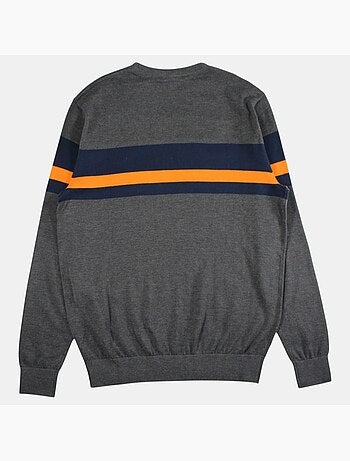 Ellesse - Jersey de hombre de estilo moderno con rayas en contraste