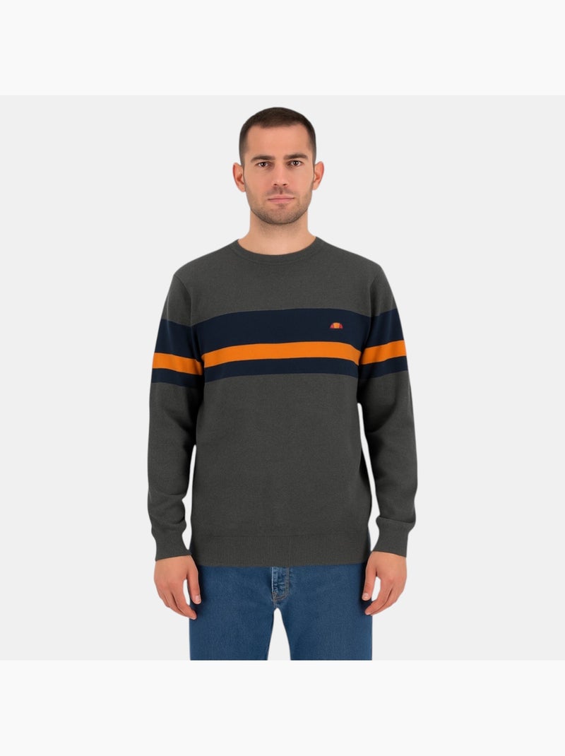 Ellesse - Jersey de hombre de estilo moderno con rayas en contraste Gris - Kiabi