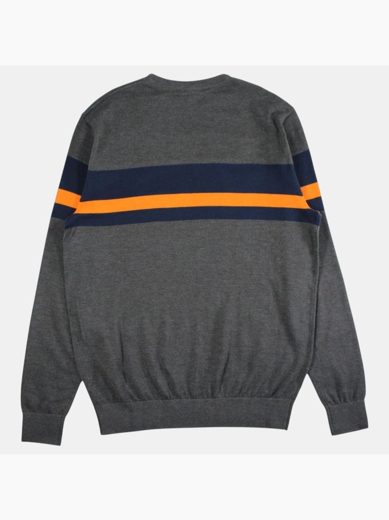 Ellesse - Jersey de hombre de estilo moderno con rayas en contraste Gris - Kiabi