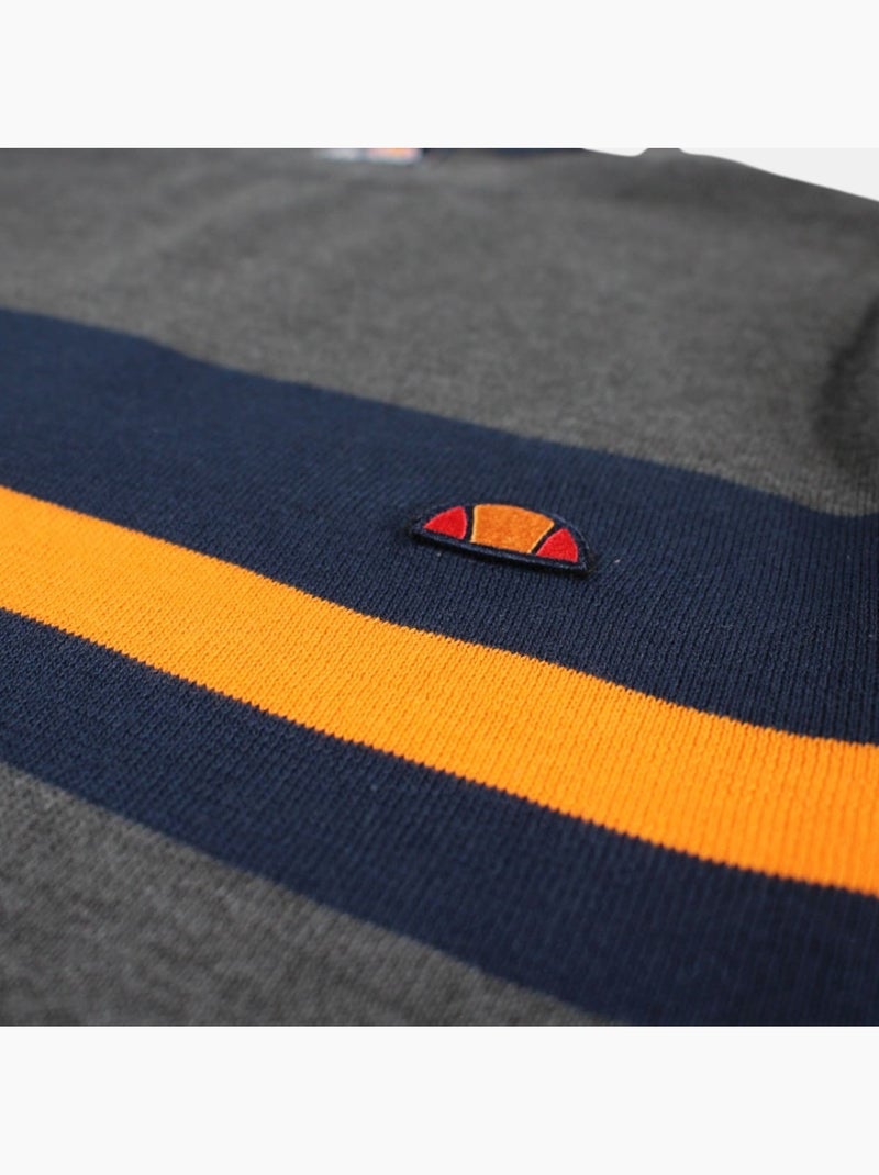 Ellesse - Jersey de hombre de estilo moderno con rayas en contraste Gris - Kiabi