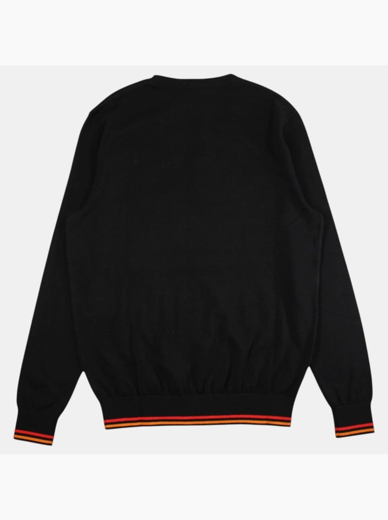 Ellesse - Jersey de hombre , estilo minimalista con ribete en contraste Negro - Kiabi