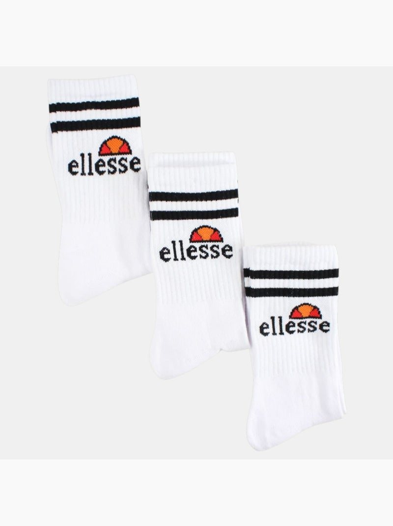 Ellesse - Pack de 3 pares de calcetines hombre Blanco - Kiabi