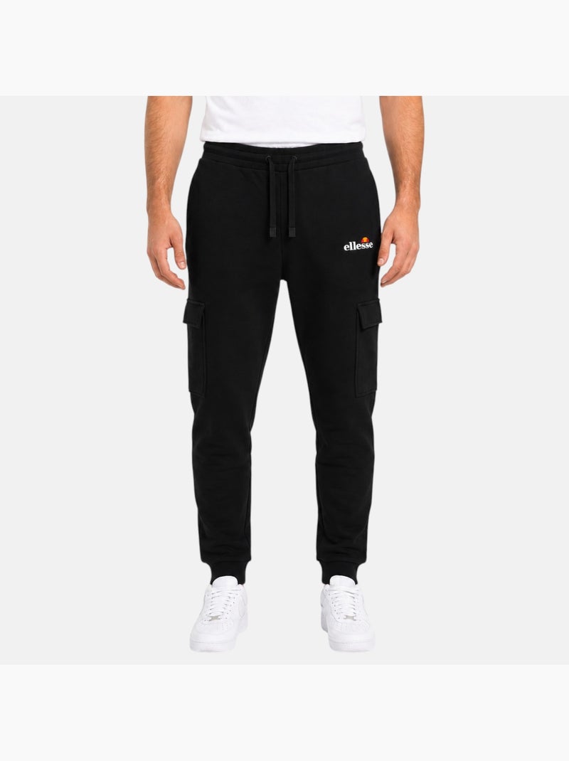 Ellesse - pantalones de chándal de corte holgado, con bolsillos tipo cargo y bajos ajustados Negro - Kiabi